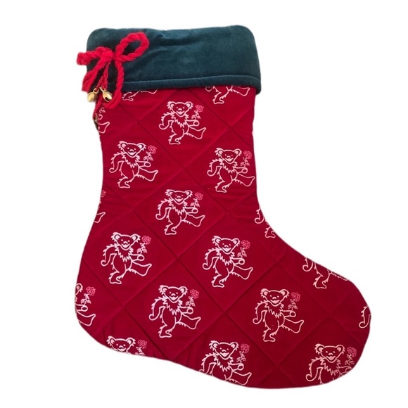 Other | Jerry Garcia 1993 Grateful Dead Red Green Large Velvet Dancing ...